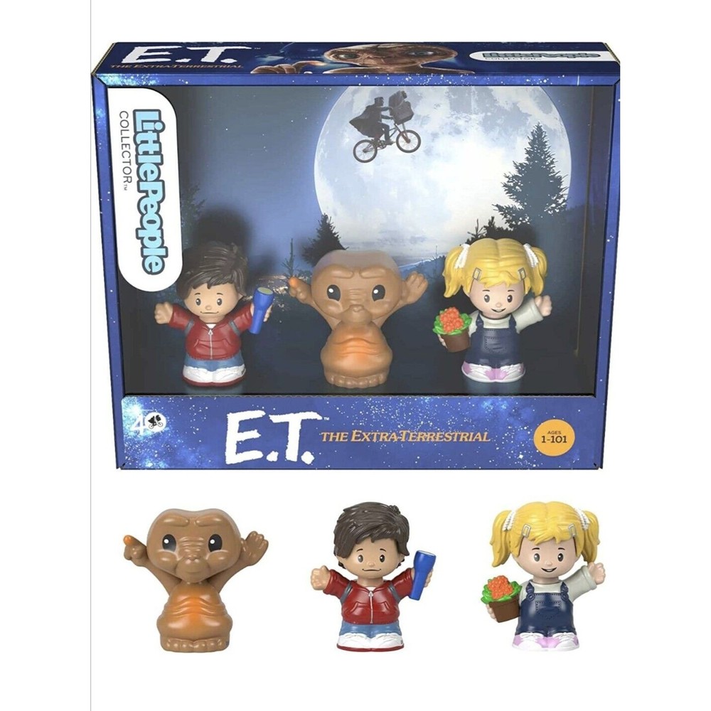 Little People Collector E.T. The Extra-Terrestrial 3pc Fisher Price Figures NEW